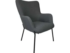Cadeirão De Tecido De Laco Cinzento Eira