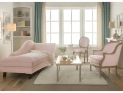 Cadeirão Em Veludo Rosa Pastel - Alienor