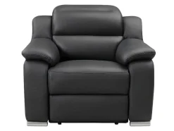 Cadeirão Relax Eletrico Em Pele Preto - Arena Iii