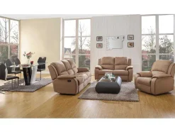 Cadeirão Relax Em Microfibra Cinzento - Hernani
