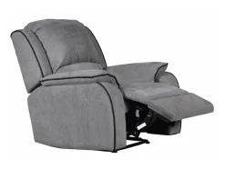 Cadeirão Relax Em Microfibra Cinzento - Hernani
