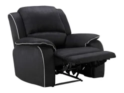 Cadeirão Relax Em Microfibra Preto - Hernani