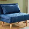 Cadeirão Xl Convertivel Em Tecido Azul - Chila