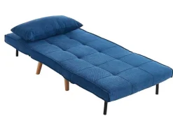 Cadeirão Xl Convertivel Em Tecido Azul - Chila