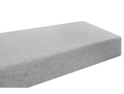 Cama Alta 90X200 Cm Com Secretária, Sofá Convertivel E Espacos De Arrumação Pinho Macico Esbranquicado + Colchão - Goliath Iii