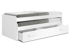 Cama Compacta - 90 Cm 73X201X100Cm - Branca