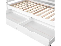 Cama De Bancada Para Crianças 190X90Cm Com Gavetas Jules