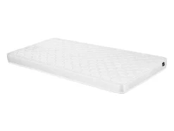 Cama Dupla Cabana De 2 X 90 X 190 Cm Em Pinho Cor Branco + Colchão - Hurra