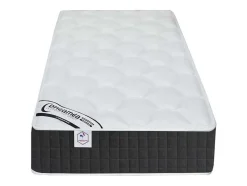 Cama Elétrica Articulada Terminais E Colchão De Molas Ensacadas E Memória De Forma - Motores Okin - Branco - 2X90X200 Cm - Phanes Da Dreamea
