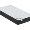 Cama Elétrica Articulada Terminais E Colchão De Molas Ensacadas E Memória De Forma - Motores Okin - Preto - 2X90X200 Cm - Phanes Da Dreamea