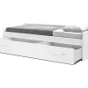 Cama Gaveta - 90 Cm 54X190X98Cm - Branca