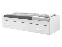 Cama Gaveta - 90 Cm 54X190X98Cm - Branca