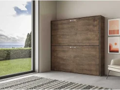 Cama Retratil Beliche Solteiro Horizontal Kando Nogueira