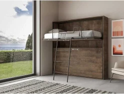 Cama Retratil Beliche Solteiro Horizontal Kando Nogueira