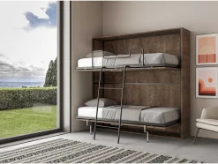 Cama Retratil Beliche Solteiro Horizontal Kando Nogueira