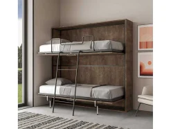 Cama Retratil Beliche Solteiro Horizontal Kando Nogueira