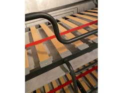 Cama Retratil Solteiro Horizontal Kando Cimento