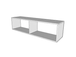 Cama Retratil 120 Vertical Kentaro Com Armário Suspenso Nogueira