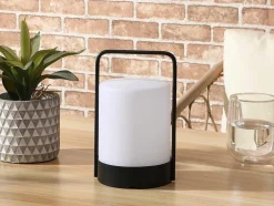 Candeeiro De Exterior Portatil Com Leds A20 Cm, Cores Que Mudam - Balogna