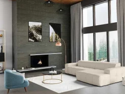 Candeeiro De Pe Grande Em Arco Estilo Art Deco 140 X 35 X 180 Cm Em Metal E Marmore Cor Cobre - Ombrage