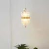 Candeeiro De Teto Aco Inoxidavel E Vidro D25 Cm Dourado E Transparente - Langley