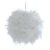 Candeeiro De Teto Bola De Plumas Nuage - D. 40 Cm - Branco