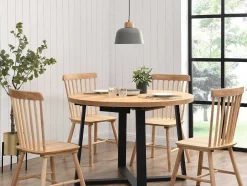 Candeeiro De Teto Em Metal E Madeira De D.26 Cm X A.120 Cm Cor Verde - Malvina