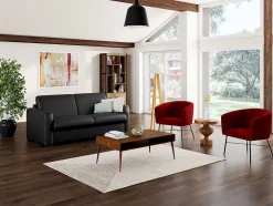 Candeeiro Tripe Em Madeira Natural E Abajur Em Linho Cor Branco De D.45 X A.152 Cm - Lorens