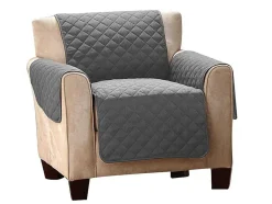 Capa Protecao Poltrona 1 Lugar Corinthe - 165X179Cm - Cinza Escuro