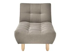Chaise-Longue Clic-Clac Tecido Taupe - Esteban