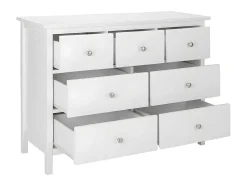 Cómoda Albane - 7 Gavetas - Pinho Branco
