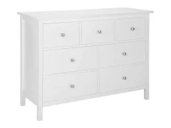 Cómoda Albane - 7 Gavetas - Pinho Branco