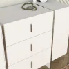 Cómoda 3 Gavetas E 2 Portas Branco - Cadeba