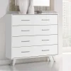 Cómoda 4 Gavetas 80X90X35 Branco