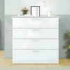 Cómoda Solar 4 Gavetas (Branco)