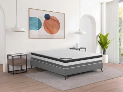 Colchão De Molas Ensacadas 5 Zonas E Memória De Forma Esp. 28 Cm De 160 X 200 Cm - Loubio