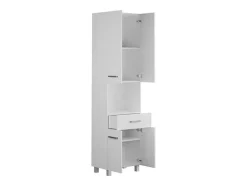 Coluna De Casa De Banho Com Pe 180 Cm Branco - Minela