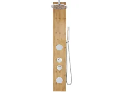 Coluna De Duche De Hidromassagem Em Bambu De 20X140 Cm - Solal