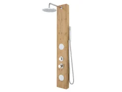 Coluna De Duche De Hidromassagem Em Bambu De 20X140 Cm - Solal