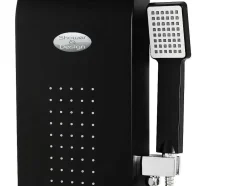 Coluna De Duche Hidromassagem Kourbea - Preta - 20 X 132 Cm