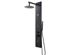 Coluna De Duche Hidromassagem Jubida - Preto - 20*130 Cm