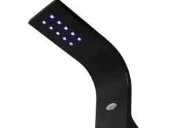 Coluna De Duche Hidromassagem Termostatico Com Leds Felicita - 20 X 165 Cm - Preto