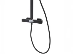 Coluna De Duche Termostatica Em Aco Inoxidavel Preto Mate - 125Cm - Peneda