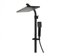 Coluna De Duche Termostatica Em Aco Inoxidavel Preto Mate - 125Cm - Peneda