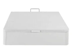 Conjunto Artigos De Cama 160 X 200 Cm Sommier Com Espaco De Arrumação Branco + Colchão De Espuma Hd - Heaven Da Dreamea