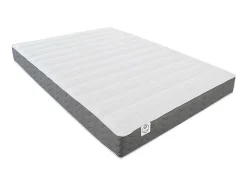 Conjunto Artigos De Cama 160 X 200 Cm Sommier Com Espaco De Arrumação Natural Claro + Colchão De Espuma Hd - Heaven Da Dreamea
