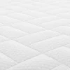 Conjunto Artigos De Cama 140 X 190 Cm Sommier Com Espaco De Arrumação Natural Claro + Colchão De Molas Ensacadas - Prestige Da Ysmee
