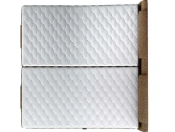 Conjunto Boxspring Cabeceira De Cama + Sommier De Relaxamento Eletrico + Colchão + Sobrecolchão Castel Da Palacio - 2X80X200 Cm - Tecido Bege