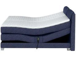 Conjunto Boxspring Cabeceira De Cama + Sommier De Relaxamento Eletrico + Colchão + Sobrecolchão Castel Da Palacio - 2X90X200 Cm
