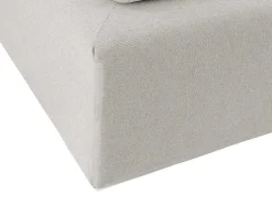 Conjunto Completo Boxspring Cabeceira De Cama + Sommier Com Leds + Colchão 160X200 Cm Tecido Cinza - Otaru De Ysmee